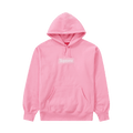 Supreme Box Logo Hooded Sweatshirt 'Pink' — XXS — Front View