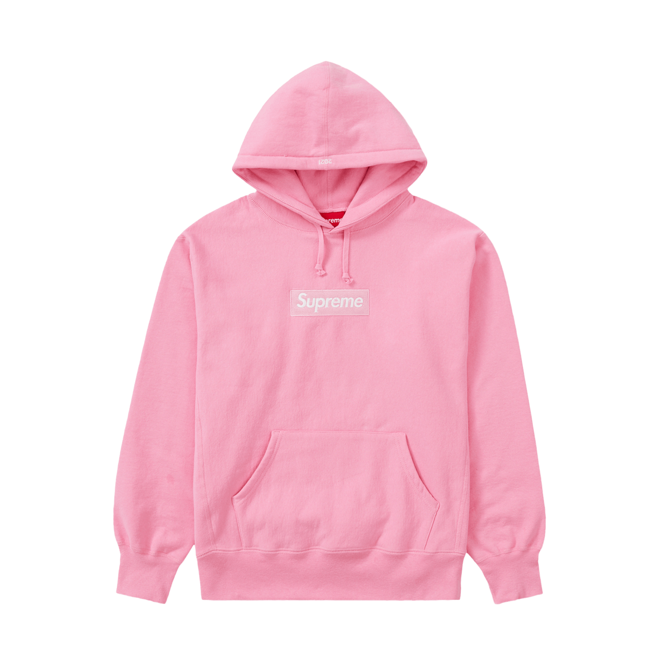 Supreme Box Logo Hooded Sweatshirt 'Pink' — XXS — Front View