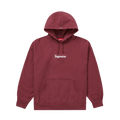Supreme Box Logo Hooded Sweatshirt 'Plum' — XXS — Front View