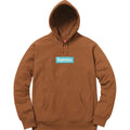 Supreme Box Logo Hooded Sweatshirt (FW17) Rust — XXS — Front View