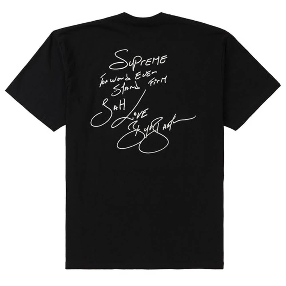 Supreme Buju Banton Tee Black — M — Side View