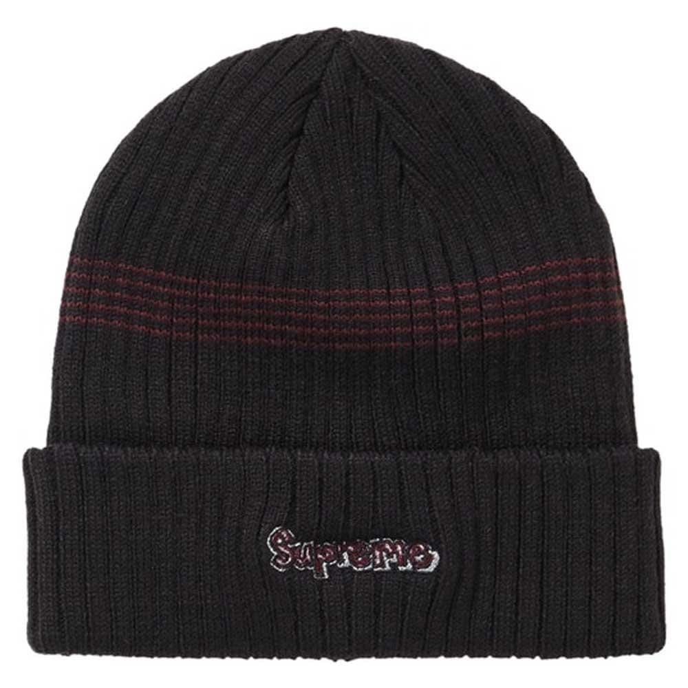 Supreme Gonz Logo Beanie Black — Front View