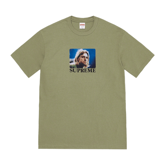 Supreme Kurt Cobain Tee 'Light Olive' — XXS — Front View