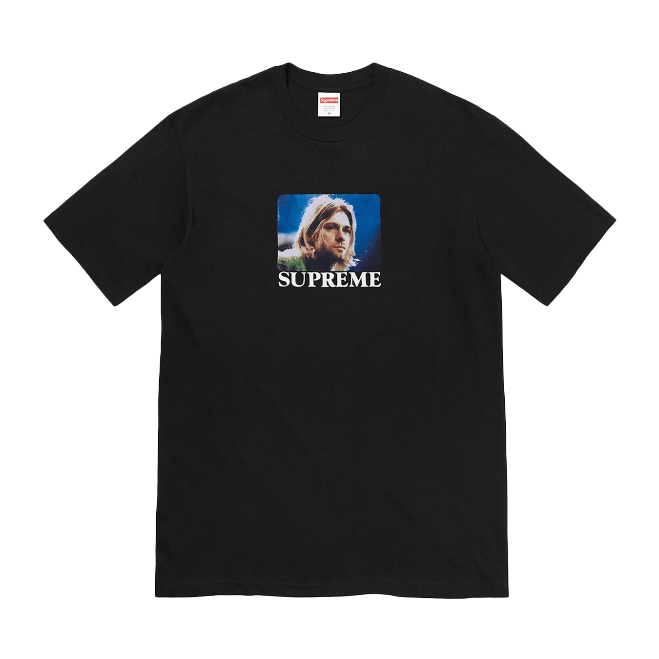 Supreme Kurt Cobain Tee 'Black' — XXS — Front View