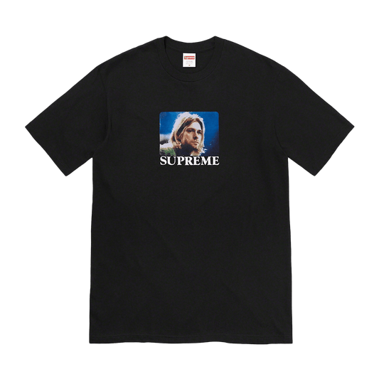 Supreme Kurt Cobain Tee 'Black' — XXS — Front View