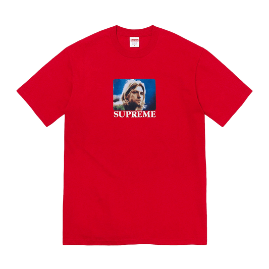 Supreme Kurt Cobain Tee 'Red' — XXS — Front View