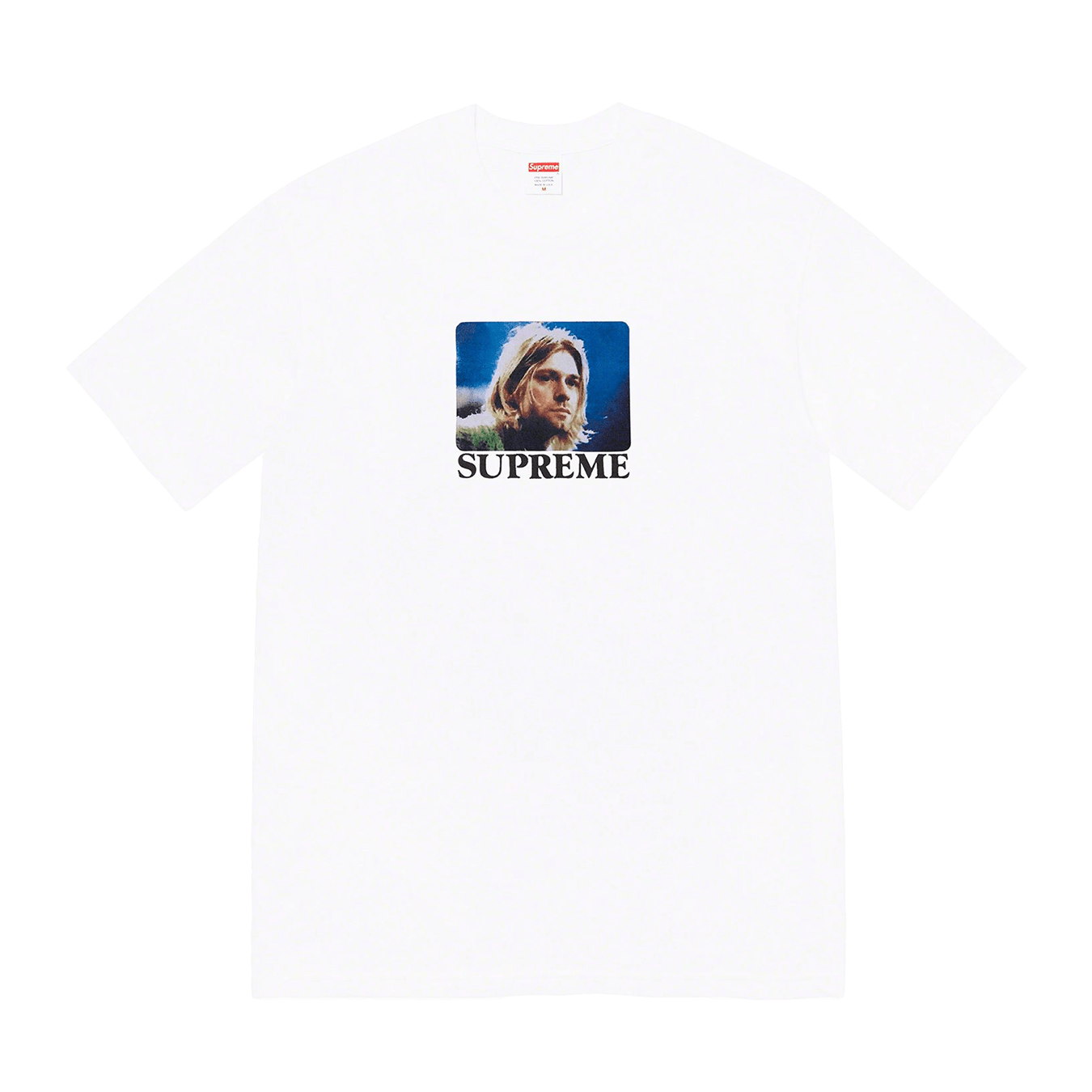 Supreme Kurt Cobain Tee 'White' — XXS — Front View