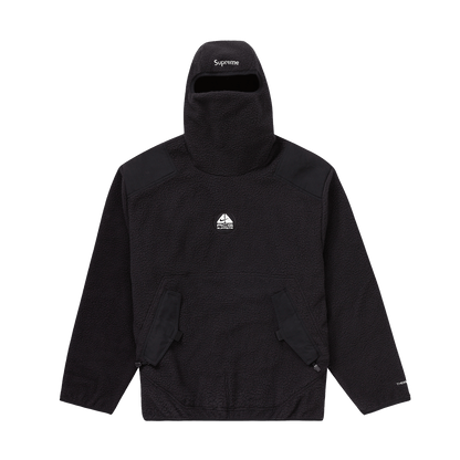 Supreme x Nike ACG Fleece Pullover 'Black' — XXS — Front View