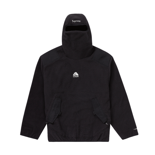 Supreme x Nike ACG Fleece Pullover 'Black' — XXS — Front View