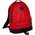 Supreme-The North Face Leather Day Pack - Red — Front View