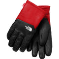 Supreme-The North Face Leather Gloves - Red — Front View