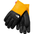 Supreme-The North Face Leather Gloves - Yellow — Front View