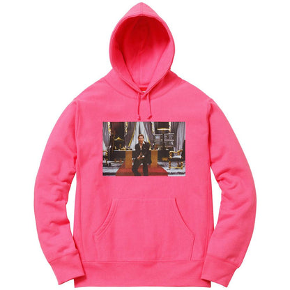 Supreme Scarface Friend Hooded Sweatshirt - Magenta — XXS — Front View