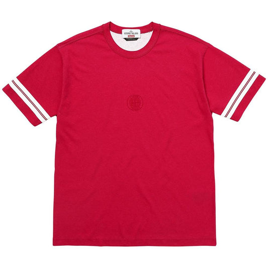 Supreme-Stone Island S-S Top - Magenta — XXS — Front View