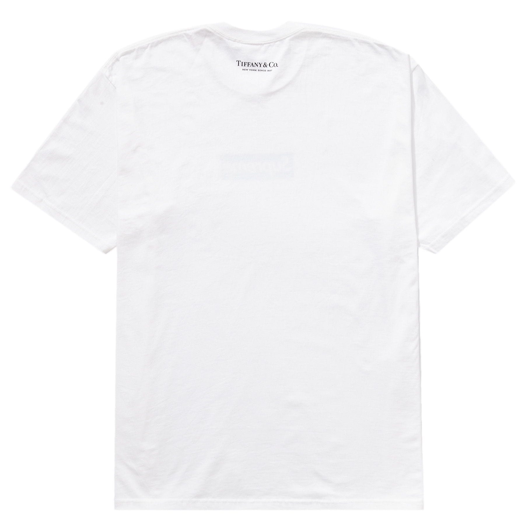 Supreme Tiffany & Co. Box Logo Tee 'White' — XXS — Side View