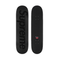 Supreme Tonal Box Logo Skateboard 'Black' — Front View