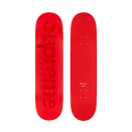 Supreme Tonal Box Logo Skateboard 'Red' — Front View
