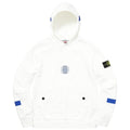 Supreme-Stone Island Hooded Sweatshirt - White — XXS — Front View