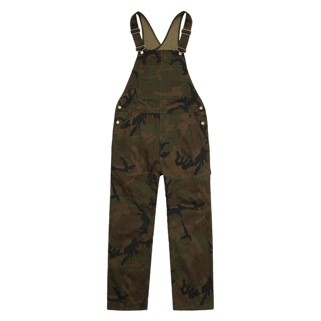Supreme x Louis Vuitton Jacquard Denim Overalls 'Camo' — XXS — Front View