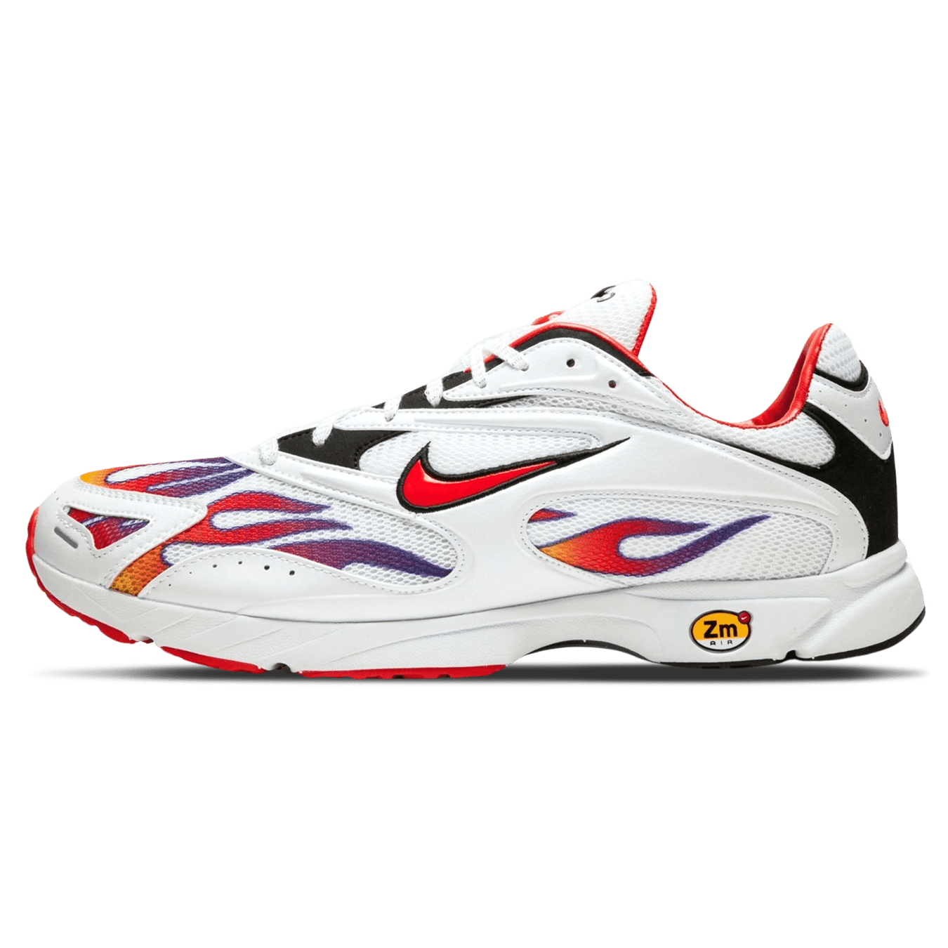 Supreme x Nike Zoom Streak Spectrum Plus 'Habanero Red' — UK 3 | EU 35.5 | US 3.5 — Front View