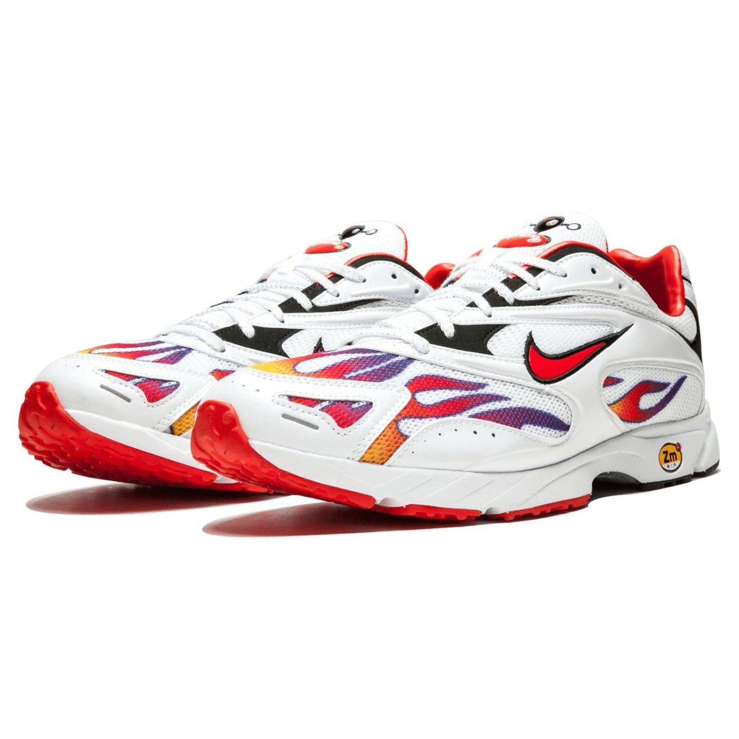 Supreme x Nike Zoom Streak Spectrum Plus 'Habanero Red' — UK 3 | EU 35.5 | US 3.5 — Side View