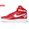 Nike Air Force 1 High Supreme SP Red — UK 3 | EU 35.5 | US 3.5 — Front View