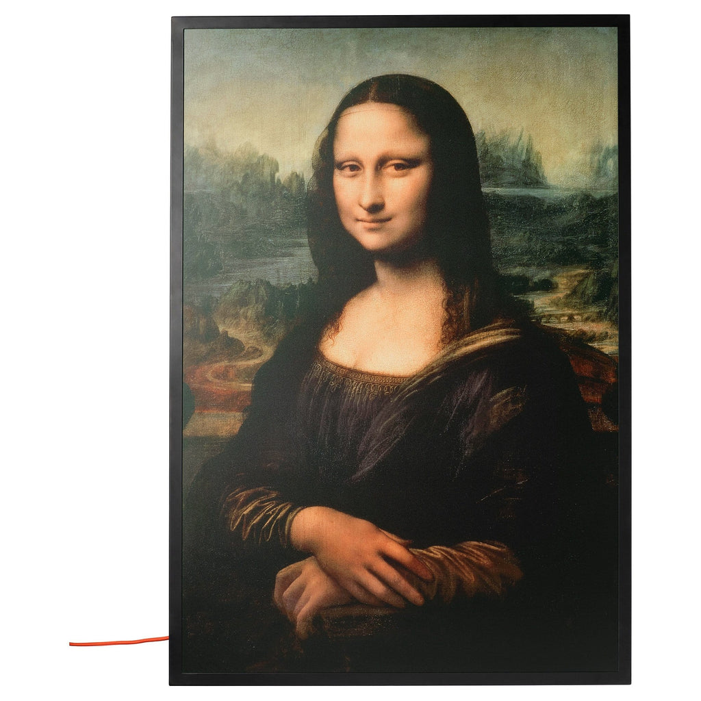 Virgil Abloh x IKEA MARKERAD "MONA LISA" Backlit Artwork Multicolor — Back View