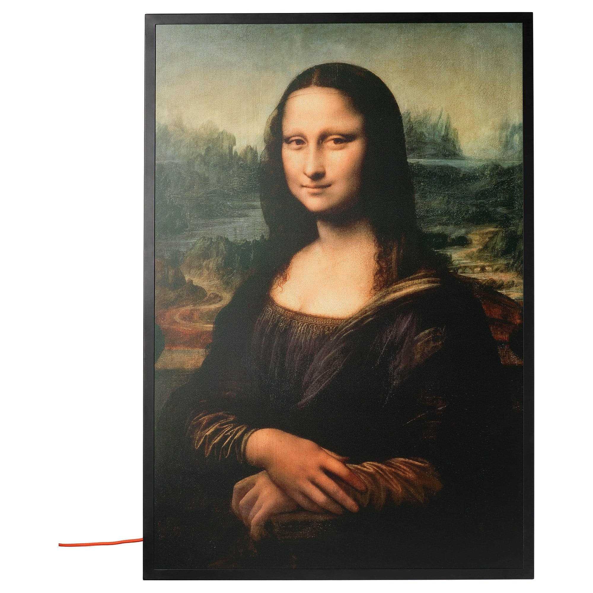 Virgil Abloh x IKEA MARKERAD "MONA LISA" Backlit Artwork Multicolor — Back View