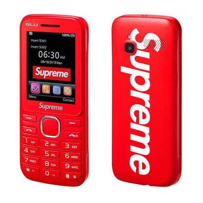Supreme BLU Burner Mobile Phone Red (FW19) — Side View