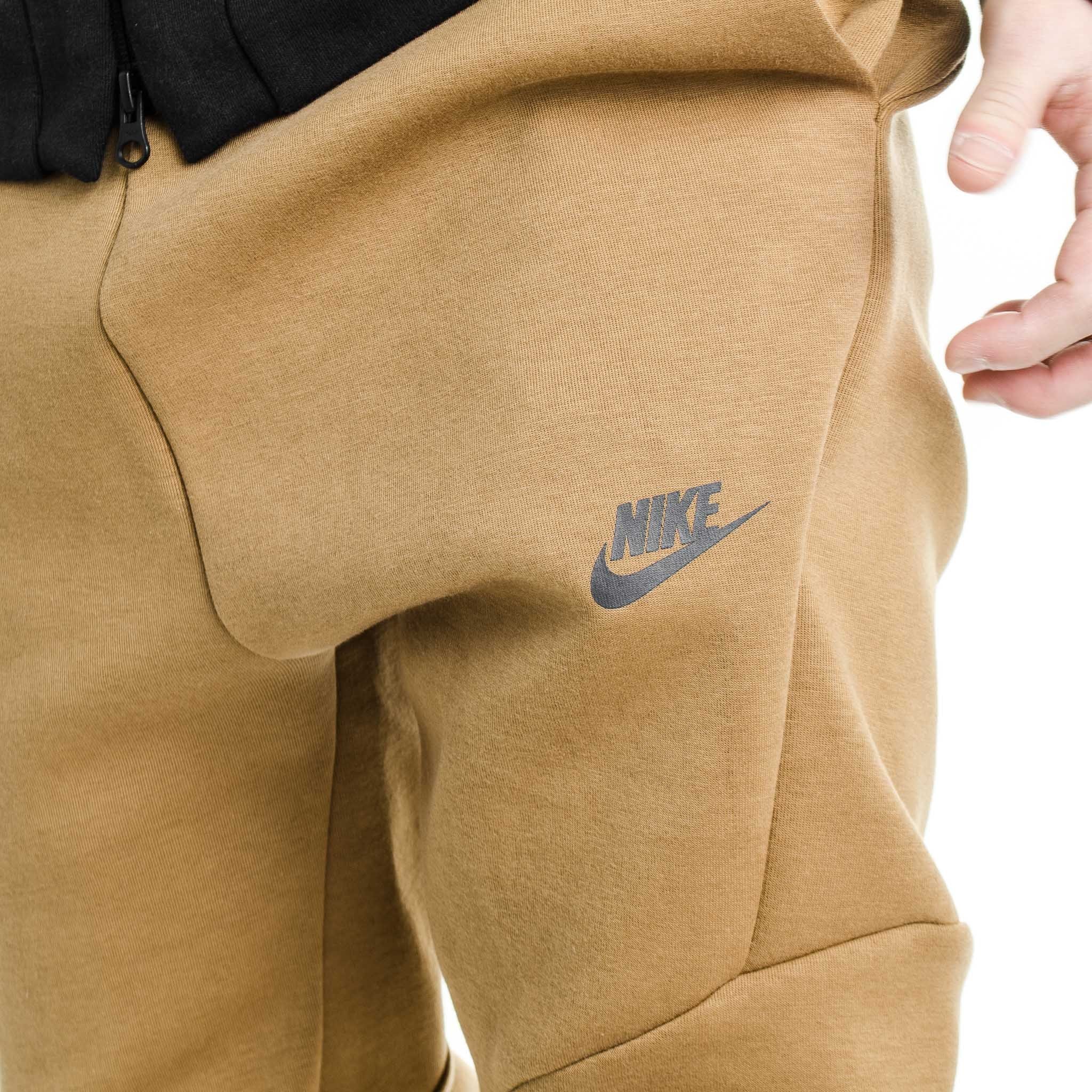 NIKE TECH FLEECE CROPPED PANTS - Golden Beige-Khaki — XXS — Alternate View 8