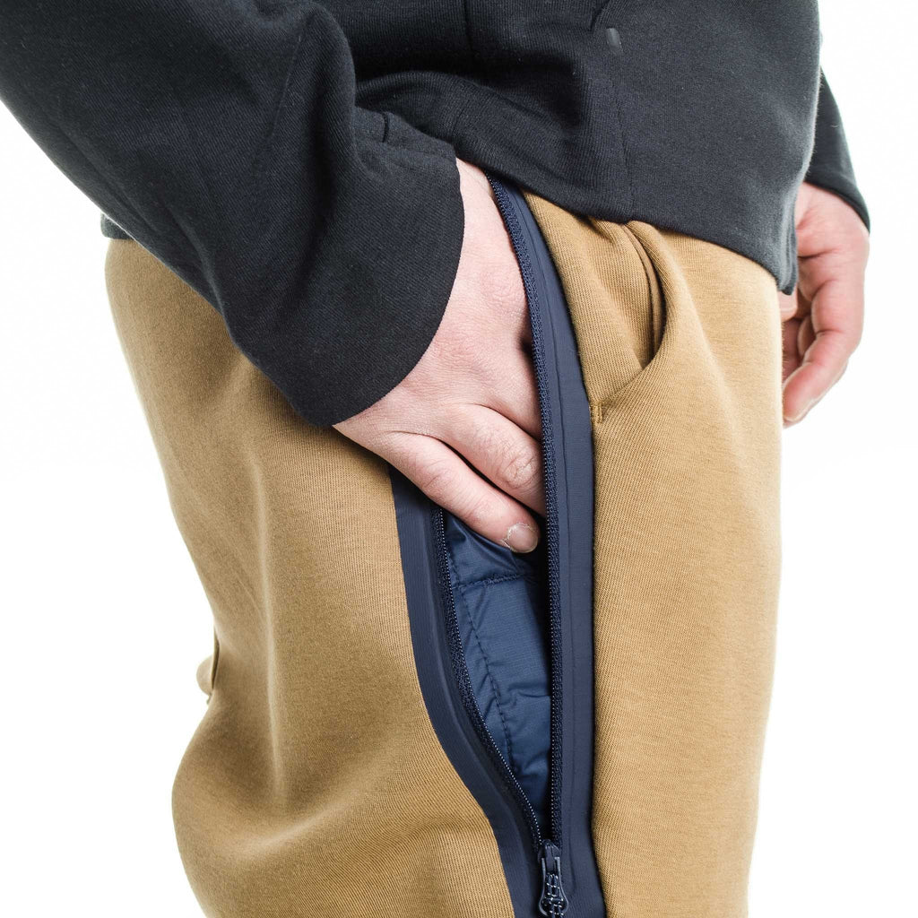 NIKE TECH FLEECE CROPPED PANTS - Golden Beige-Khaki — XXS — Alternate View 7