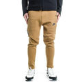 NIKE TECH FLEECE CROPPED PANTS - Golden Beige-Khaki — XXS — Front View