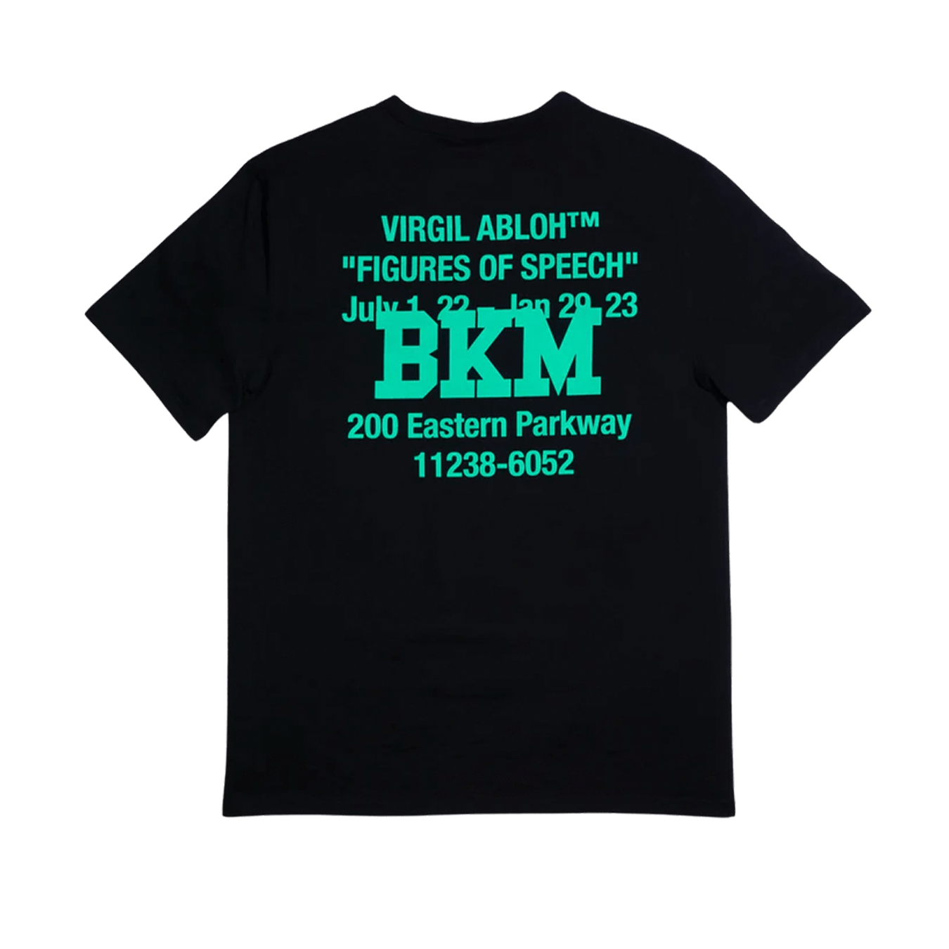 Virgil Abloh x Disney x Brooklyn Museum Mickey Mouse Tee 'Black' — XXS — Front View