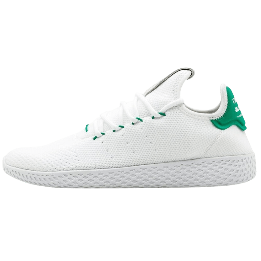 Pharrell Williams x adidas Originals Tennis HU White-Green — UK 3.5 | EU 36 | US 4 — Front View