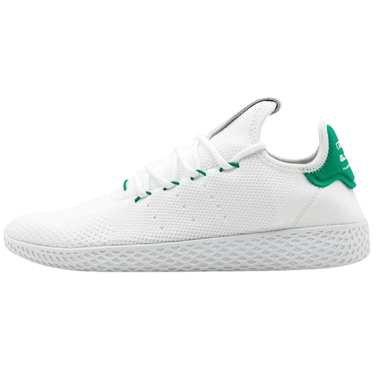 Pharrell Williams x adidas Originals Tennis HU White-Green — UK 3.5 | EU 36 | US 4 — Front View