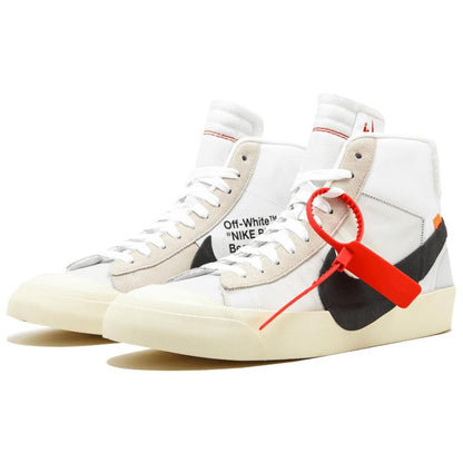 Off-White x Nike Blazer Mid — UK 3 | EU 35.5 | US 3.5 — Side View
