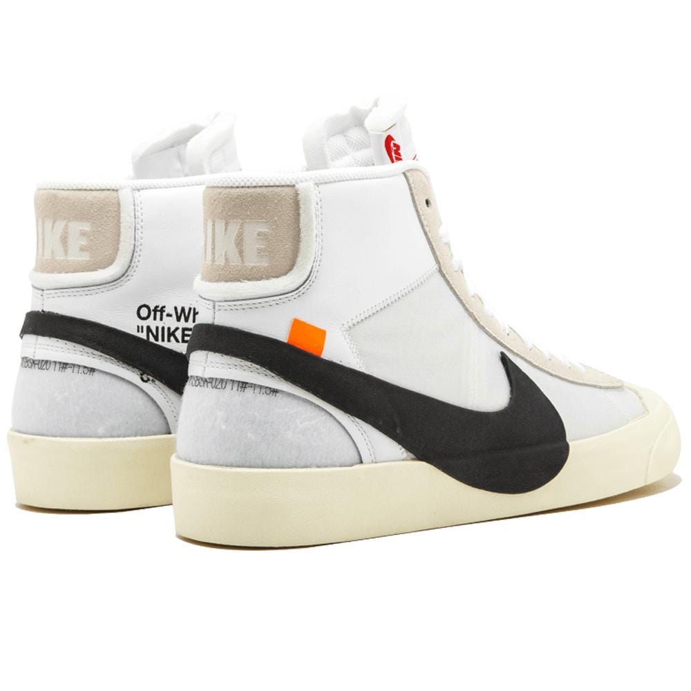 Off-White x Nike Blazer Mid — UK 3 | EU 35.5 | US 3.5 — Back View