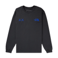 The North Face x KAWS Long-Sleeve Tee 'Asphalt Grey' — XXS — Front View