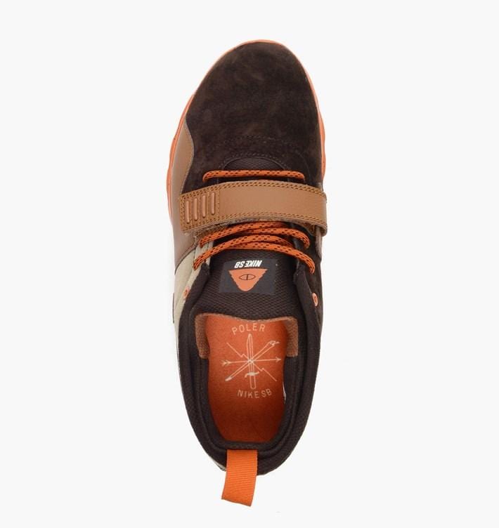 Nike SB x Poler Trainerendor Velvet Brown — UK 3 | EU 35.5 | US 3.5 — Side View