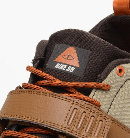 Nike SB x Poler Trainerendor Velvet Brown — UK 3 | EU 35.5 | US 3.5 — Top View