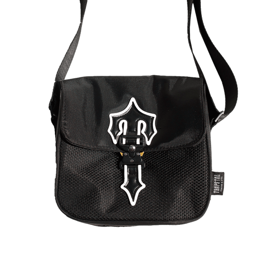 Trapstar Irongate T Cross-Body Bag - Black — Front View