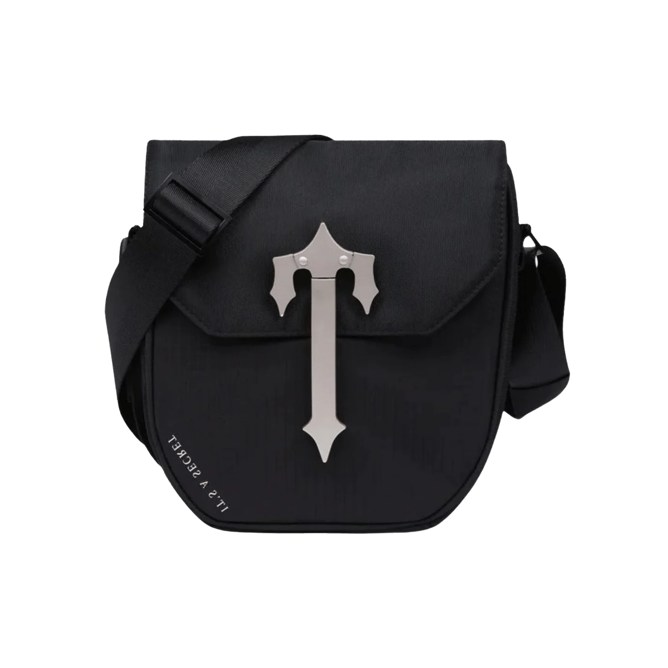 Trapstar Cobra T Bag - Black/Silver — Front View