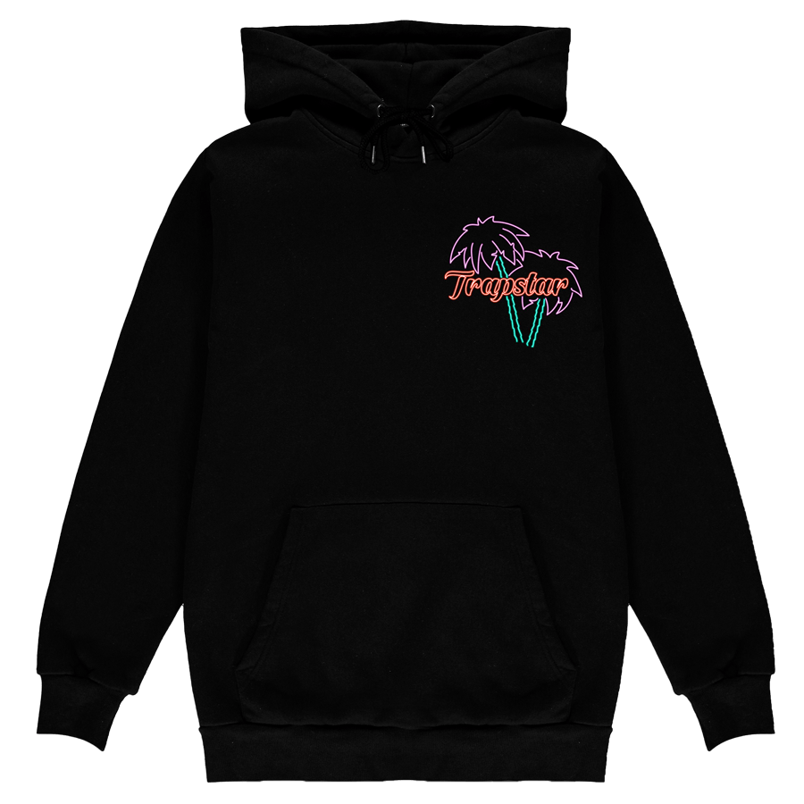 Trapstar Pay On Entry Hoodie - Black — XXS — Front View