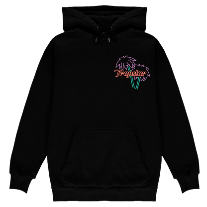 Trapstar Pay On Entry Hoodie - Black — XXS — Front View