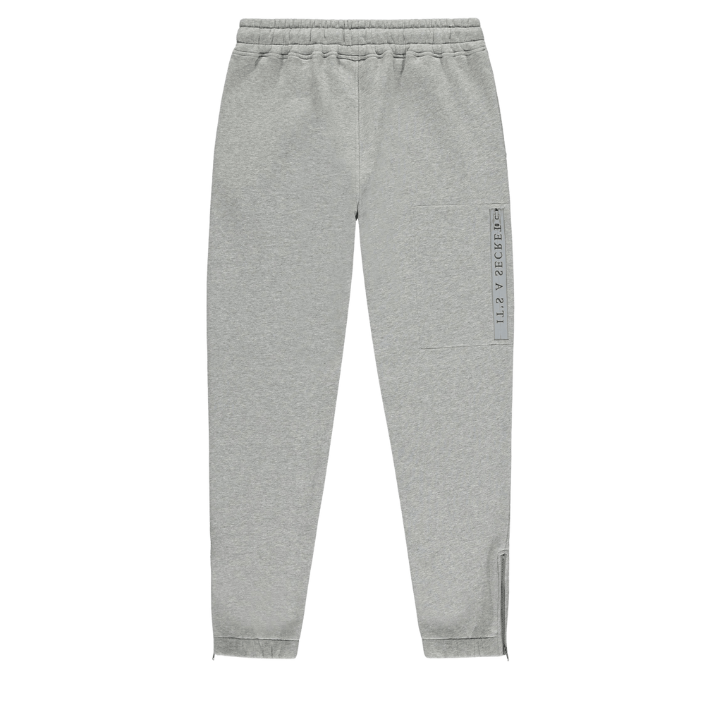 Trapstar Chenille Decoded Hooded Tracksuit - Grey Revolution Edition — XXS — Side View