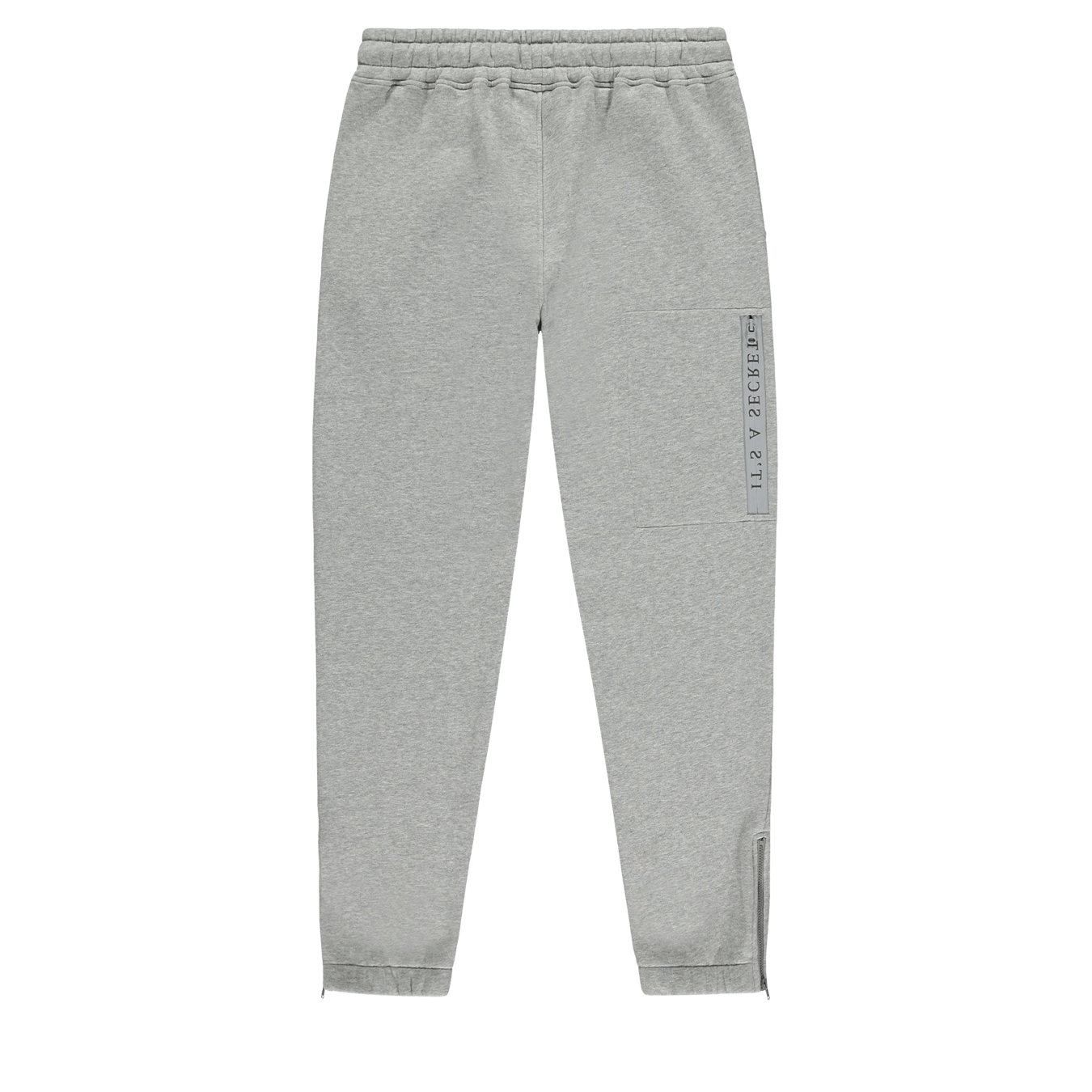 Trapstar Chenille Decoded Hooded Tracksuit - Grey Revolution Edition — XXS — Side View