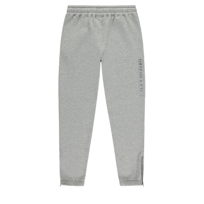 Trapstar Chenille Decoded Hooded Tracksuit - Grey Revolution Edition — XXS — Side View