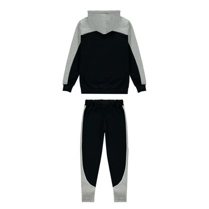 Trapstar Irongate Arch Chenille Hooded Tracksuit - Black/Blue/Grey — XXS — Side View