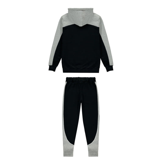 Trapstar Irongate Arch Chenille Hooded Tracksuit - Black/Blue/Grey — XXS — Side View