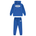 Trapstar Hyperdrive Hoodie Tracksuit - Blue/White — XXS — Front View